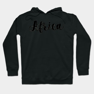 Africa lettering Hoodie